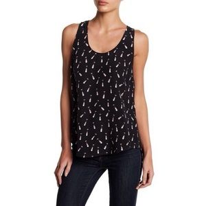 Joie Silk Champagne Tank Top